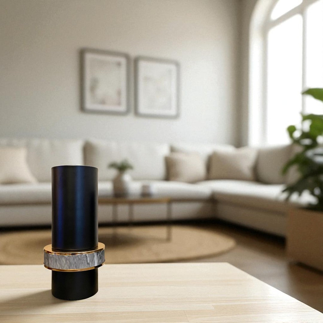Obsidian Halo Vase