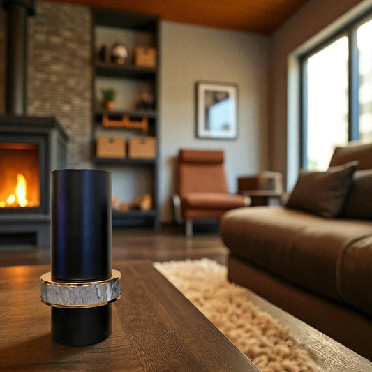 Obsidian Halo Vase